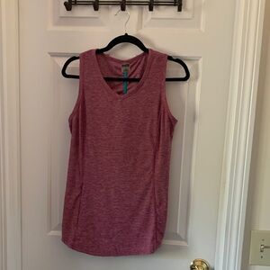 Duluth Trading Co Heathered Grape Sleeveless Tank